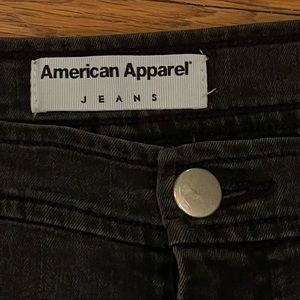 Black American Apparel Skinny Jeans